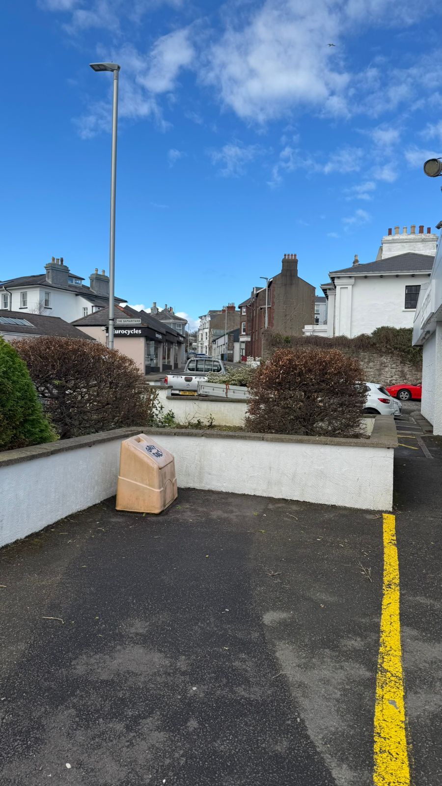 Commercial verge and planting bed with a tidy finish